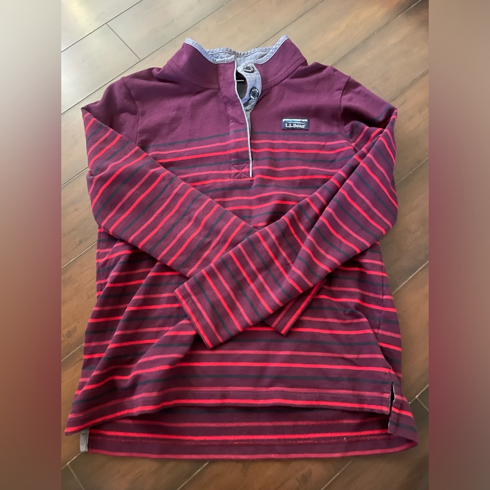 L.L.Bean quarter button shirt